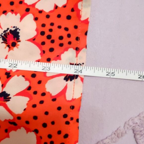 LOFT Sleeveless White Floral Dotted Blouse Size M - Picture 8 of 8